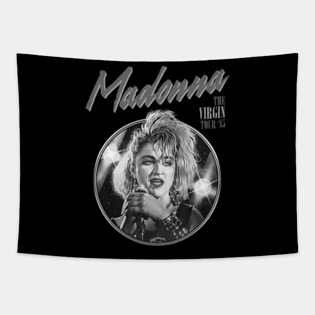 Madonna Tapestry by Jhon. Fio