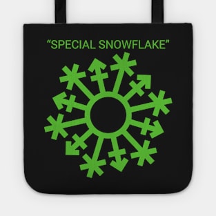 Gender "Special Snowflake" - Green Tote