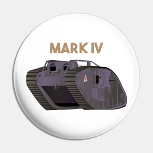 British WW1 Tank Mark IV Pin