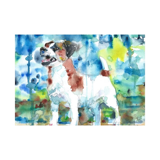 JACK RUSSELL TERRIER - watercolor portrait .2 by lautir