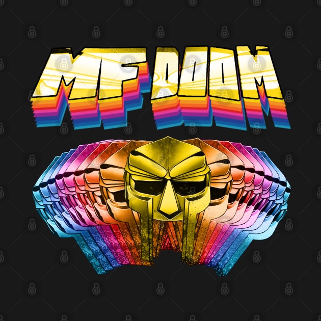 retro mf doom mask by Xela Wilma