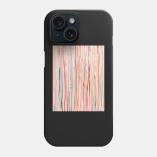 Loose Lines Watercolor Abstract pinks Phone Case