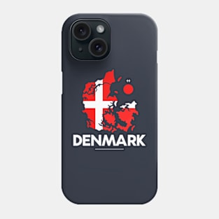 Denmark Unleashed - Red, White, and Bold All Over Phone Case