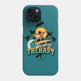 Surfing Therapy Phone Case