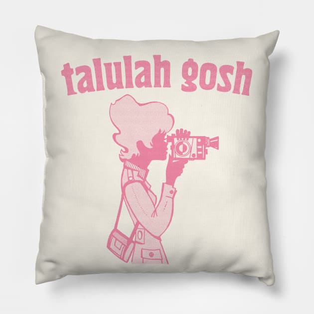 Talulah Gosh / Twee Fan Art Tribute Design Pillow by CultOfRomance