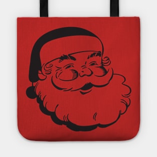 Grinning Santa Tote