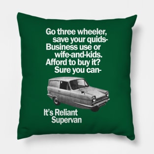 RELIANT SUPERVAN - advert Pillow