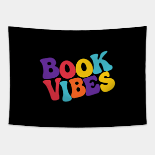 Colorful Book Vibes Tapestry