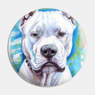 Dogo Argentino Watercolor - Dog Lovers Pin