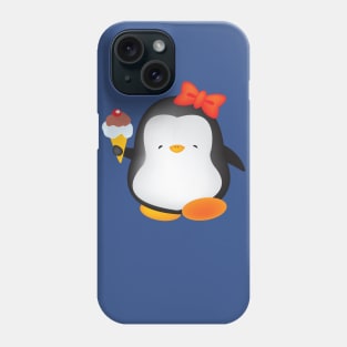 Ice cream penguin Phone Case