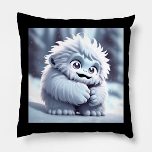 Cute baby yeti Pillow