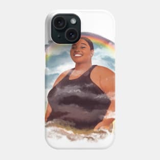 My Favourite Colour Is Rainbow (pride tee-shirt design by Lavinia Knight) Phone Case