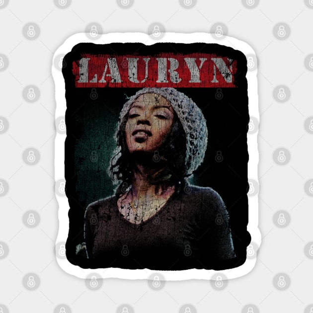 TEXTURE ART - Lauryn Hill Magnet by ZiziVintage