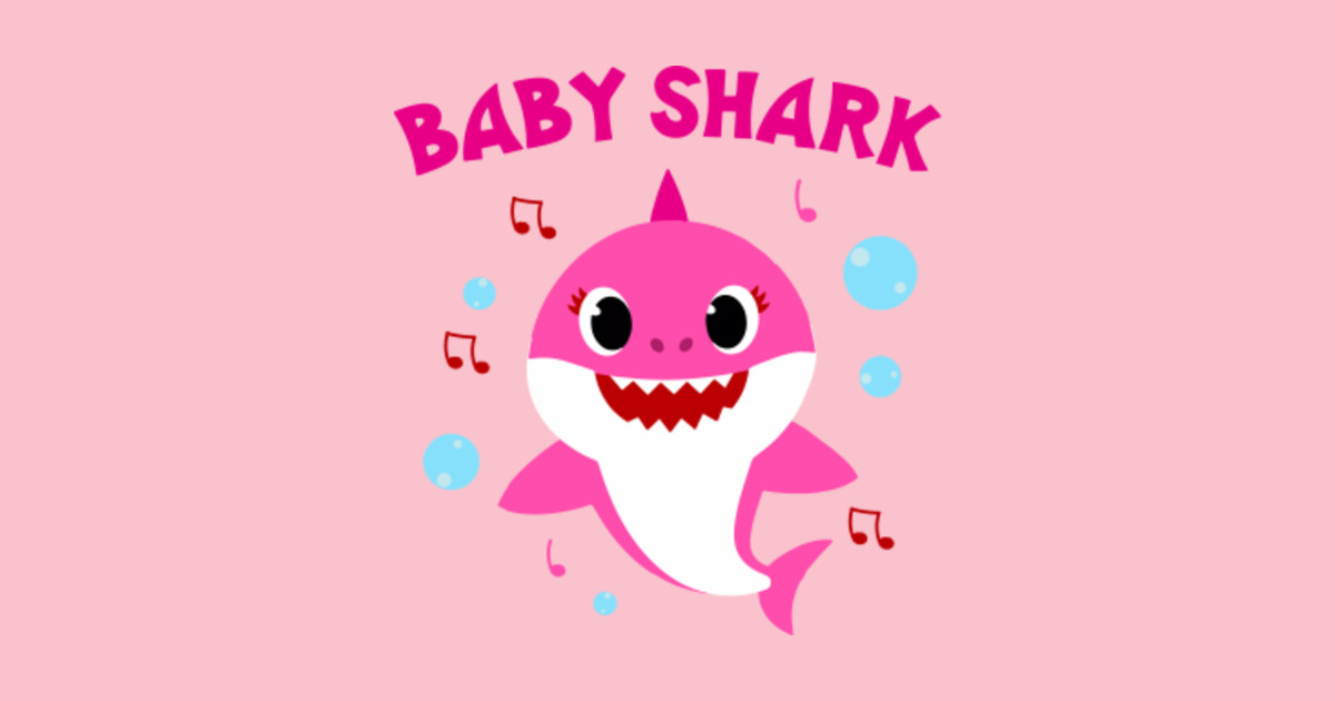 Baby Shark Pink - Baby Shark - Sticker | TeePublic