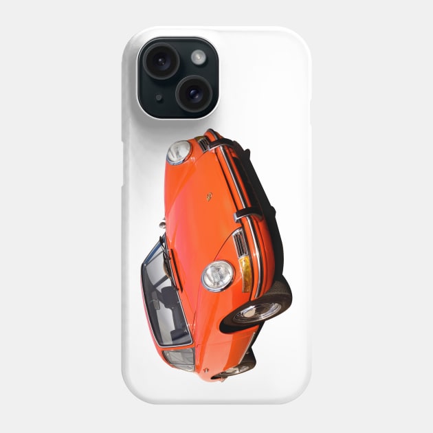 Porsche 911 in orange Phone Case by candcretro