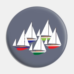 Concordia Yawl Sailboat Pin