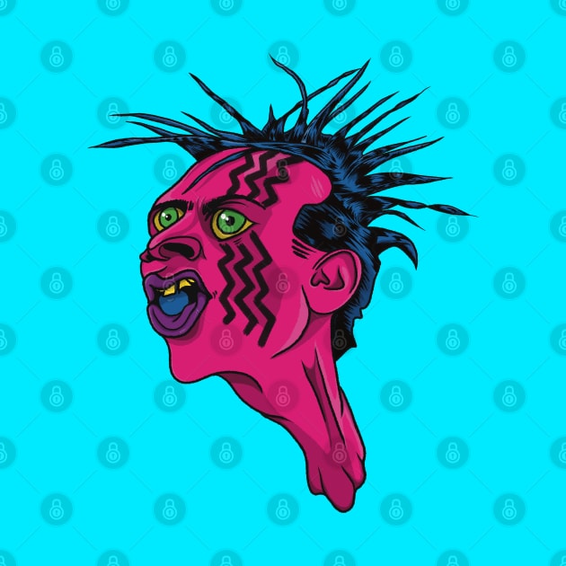 Street Punk Pink by punkcinemaart