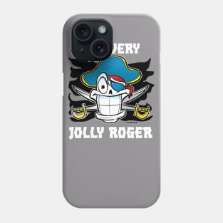 The Very Jolly Roger Pirate Skull Cartoon Phone Case