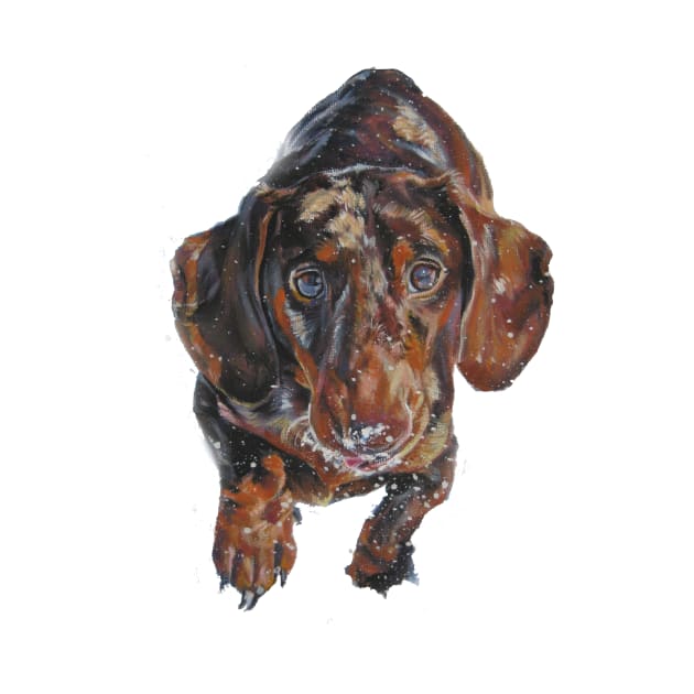 Dachshund Fine Art Painting by LASHEPARD