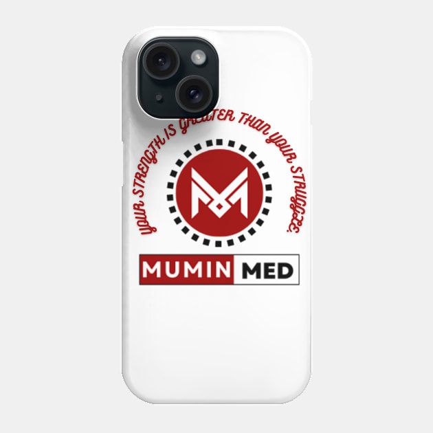 Mumin Med Logo and inspirational Phone Case by Muminmed