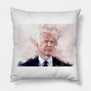 Joe Biden portrait, President of the United States Pillow