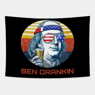 ben drankin 4th of july Tapestry