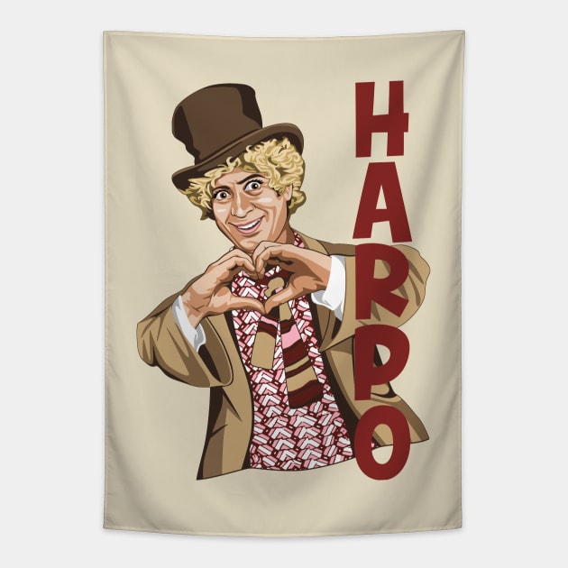 HARPO I love you Tapestry by Tiro1Linea