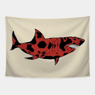 Shark Zombie Tapestry