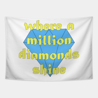 Million Diamonds Tapestry