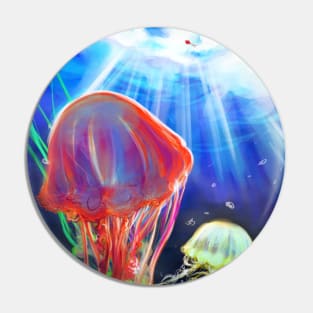 Take Me With You red jellyfish ocean red kite longing connection Pin