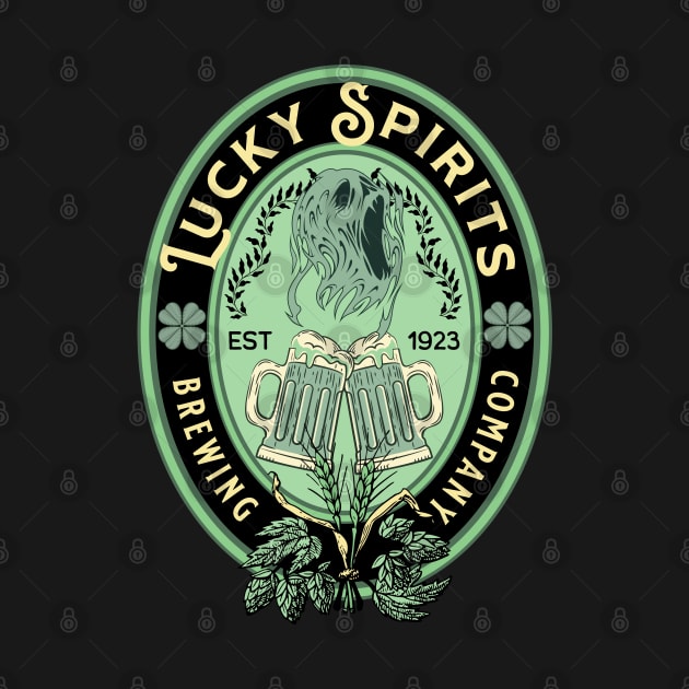 St. Patrick's Day Lucky Spirits Brewing Company by Curio Pop Relics