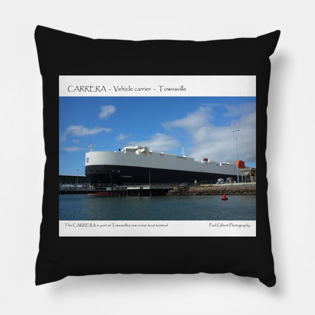 Carrera Vehicle Carrier - Townsville Port Pillow by pops