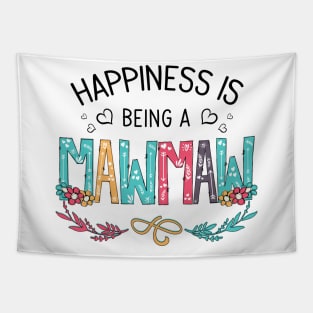 Happiness Is Being A Mawmaw Wildflowers Valentines Mothers Day Tapestry