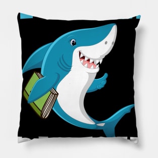 Pre-K Teacher Student Shirts Shark Back To School Gift Pillow