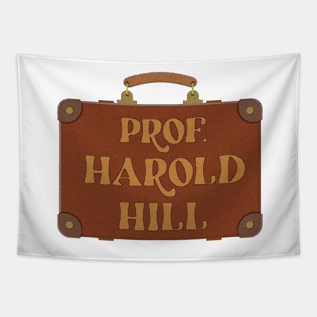 The Music Man Prof. Harold Hill Suitcase Tapestry by baranskini