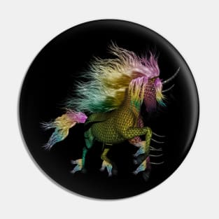 Wonderful colorful fantasy horse Pin