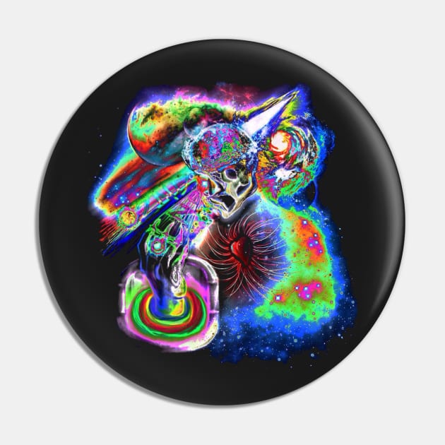 Official :2nd End; Psychedelic Enlightenment Pin by 2ndEnd