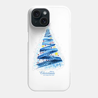 Christmas Watercolor Tree Phone Case