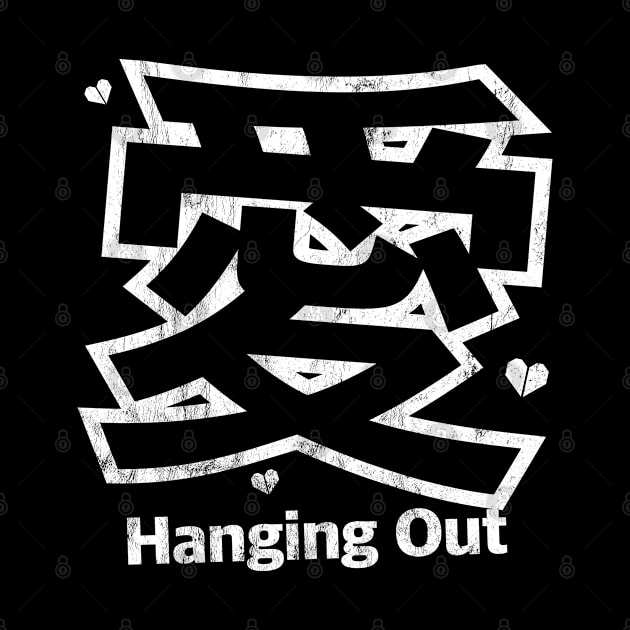 Hanging Out - With Japanese Symbol For Love by MapYourWorld