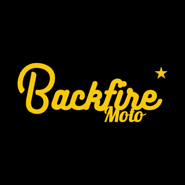 Backfire Moto Yellow Logo by backfiremoto@gmail.com