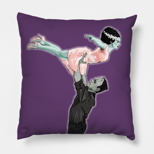 Dirty Dancing Frankenstein Pillow by FanboyMuseum