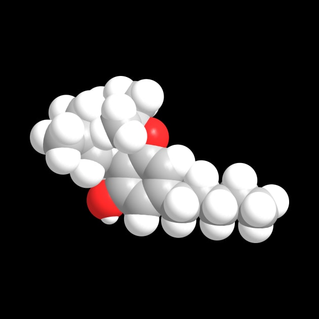 THC Molecule Chemistry by ChemECool