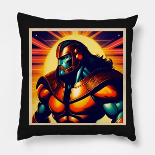 Spartan Strong Comic Book Style,Spartan Strong MSU Vintage Pillow