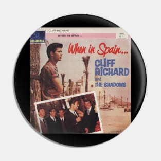 Cliff Richard When In Spain Album Cover Pin