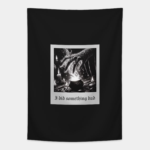 I did something bad aesthetic Tapestry by sadieillust