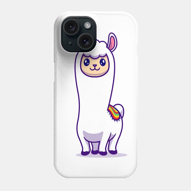 Cute Alpaca Phone Case by Catalyst Labs