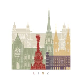 Linz skyline poster T-Shirt