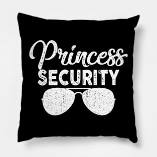 Princess Security Funny Birthday Halloween Party design Pillow