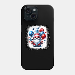 4th Of July Patriotic Gnomes Sunglasses American Fireworks Phone Case