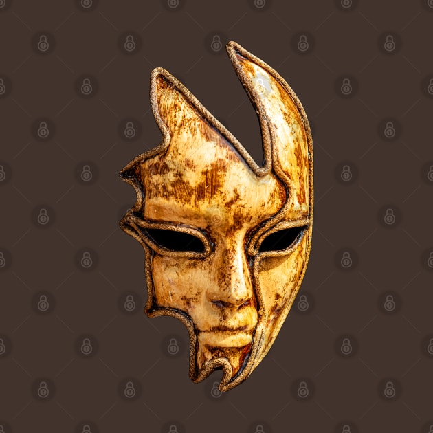 Carnival Mask in gold by dalyndigaital2@gmail.com